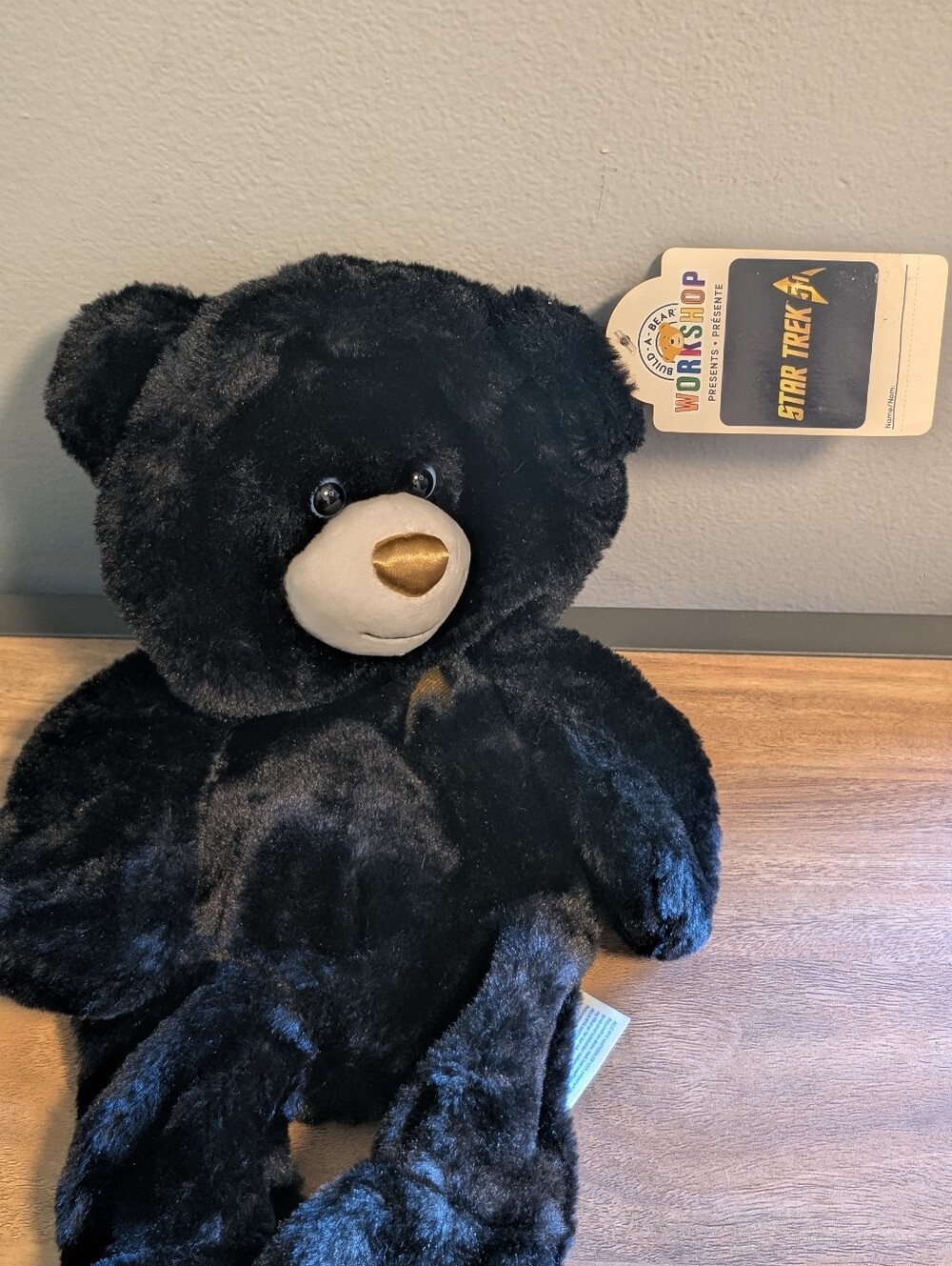 Star Trek 50th Anniversary 16" Build A Bear NEW Unstuffed Gold Insignia Shell